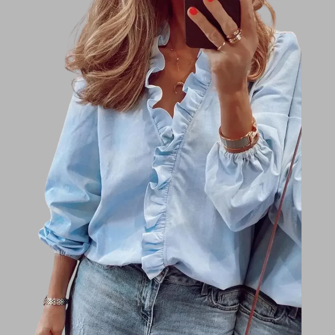 Maren | Elegant blus med långa ärmar