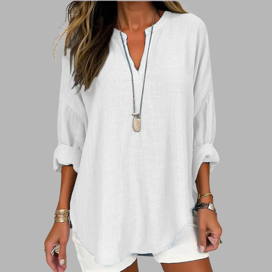 Moa | Blus Chic V-Hals