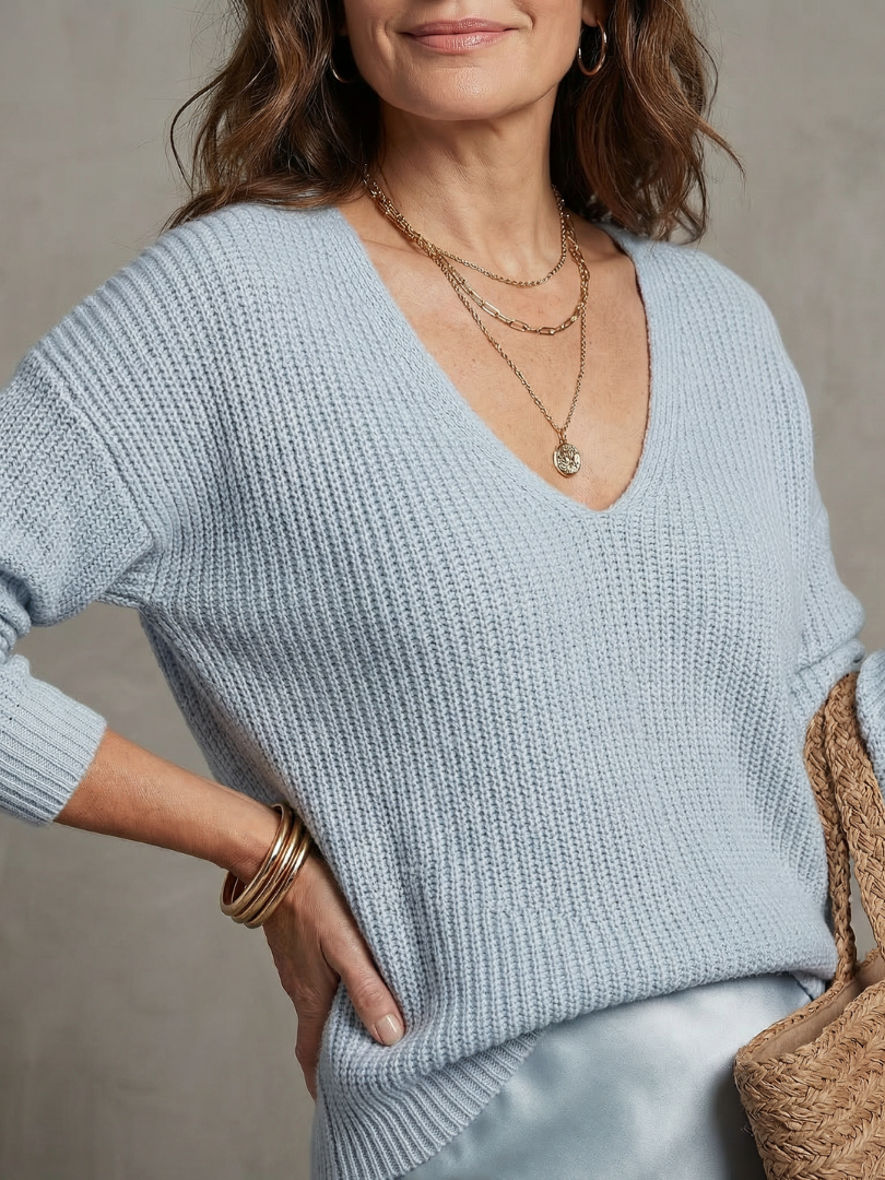 Luciana | Bias Fall Satinrock Strickschicht-Set