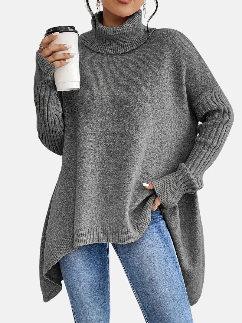 Brigitte | Lång Turtleneck Pullover
