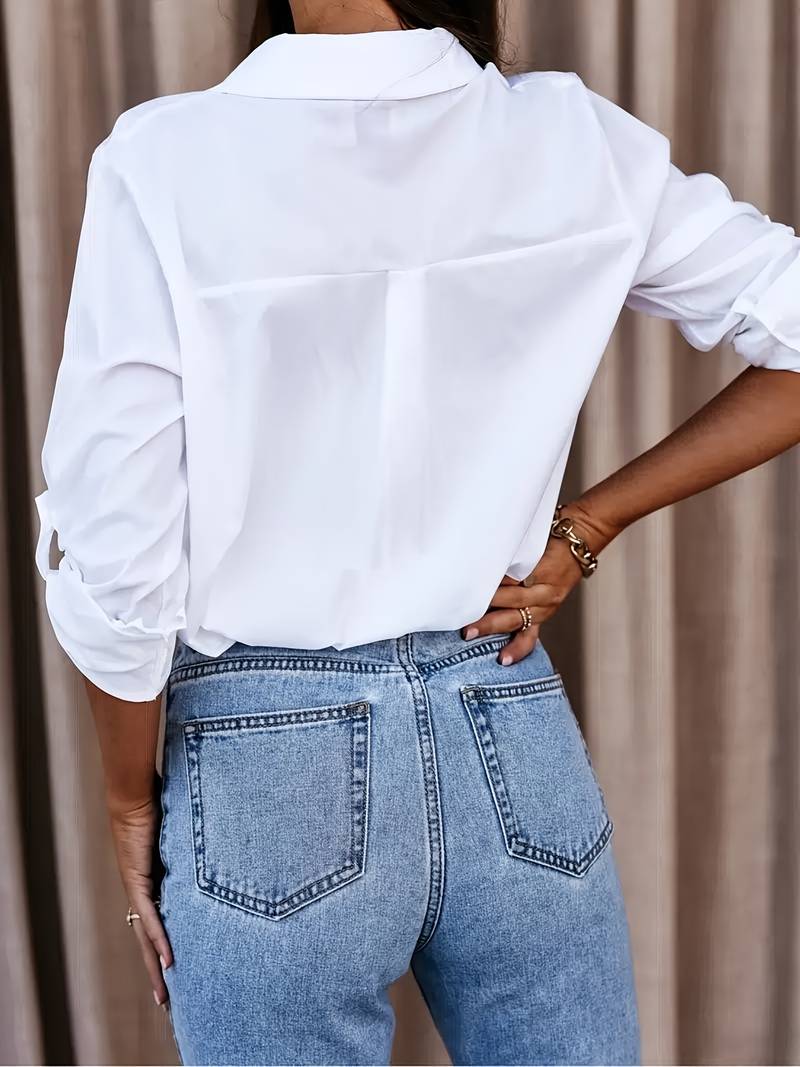 Lana | Blus Elegans för Vardagen