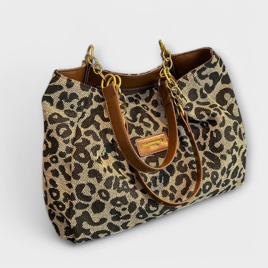 Manin | Leoprint-Canvas-Shopper