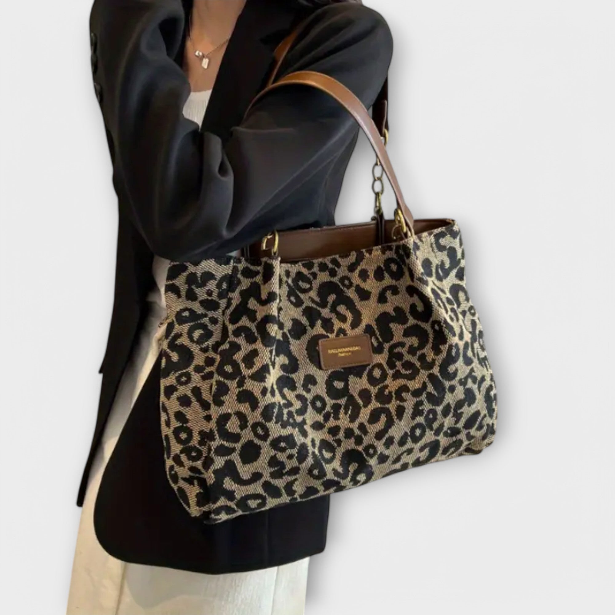 Manin | Leoprint-Canvas-Shopper