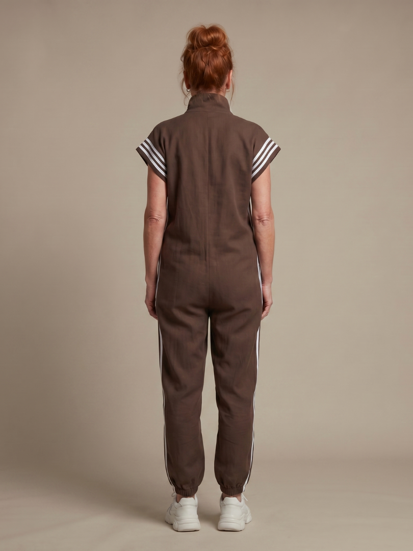 Lark | Jumpsuit med dragkedja och sidopaneler