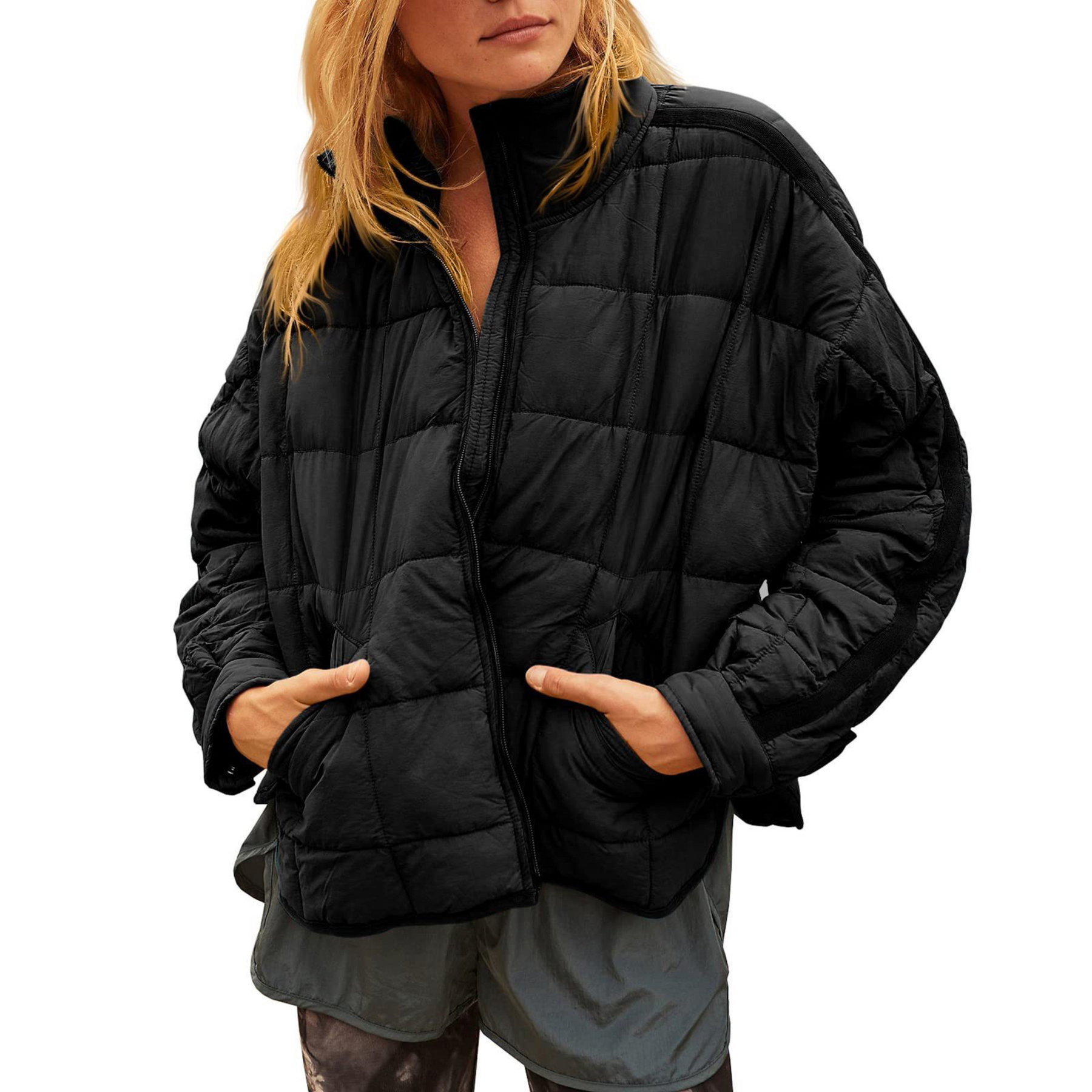 APRIL™ – Lättvikts Kompakt Zip Pufferjacka