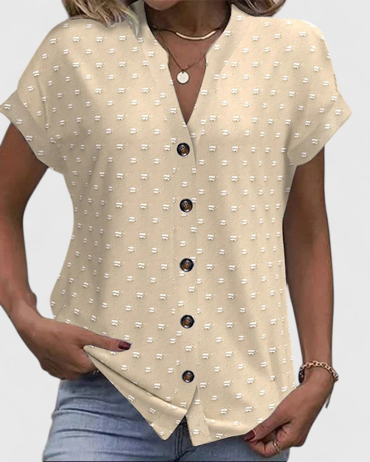 Jamie | Bekväm V-ringad T-shirt