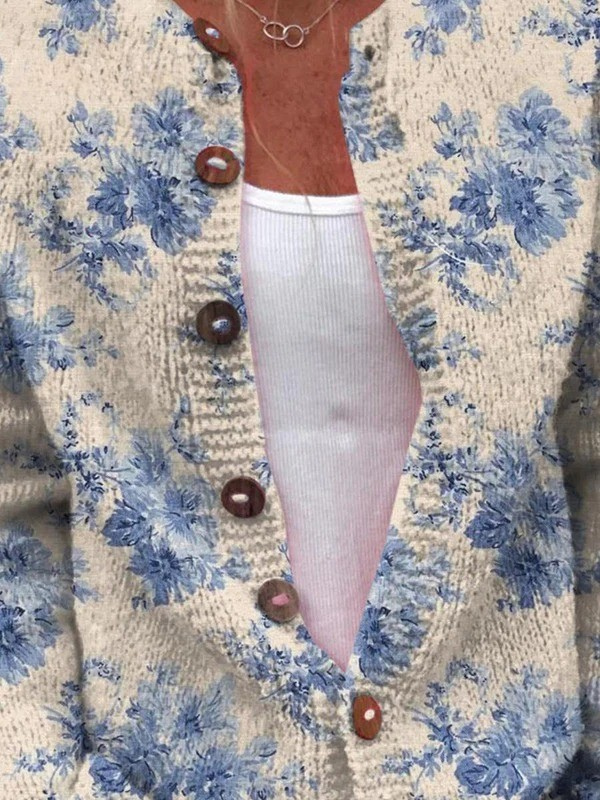 Renaya™ | Vintage Stickad Jacka för Damer