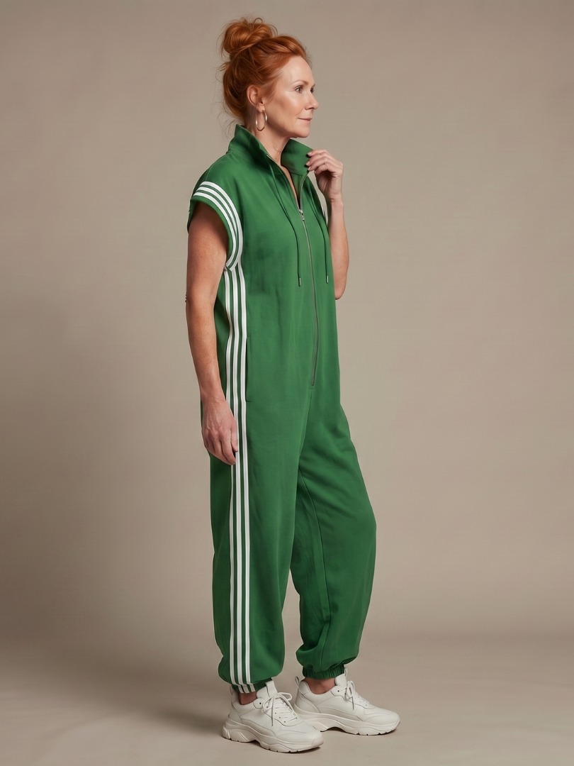 Lark | Jumpsuit med dragkedja och sidopaneler