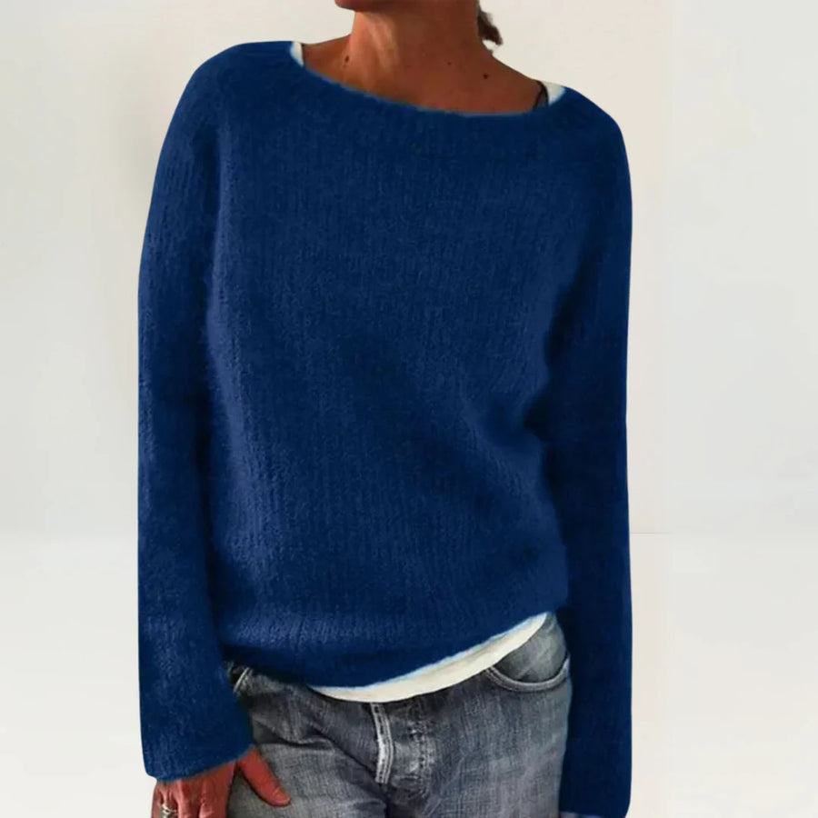 HANNA | GEMYTLIEN PULLOVER BLÅ