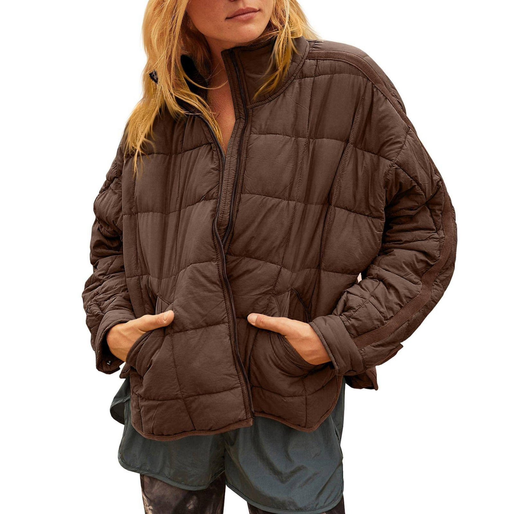 APRIL™ – Lättvikts Kompakt Zip Pufferjacka