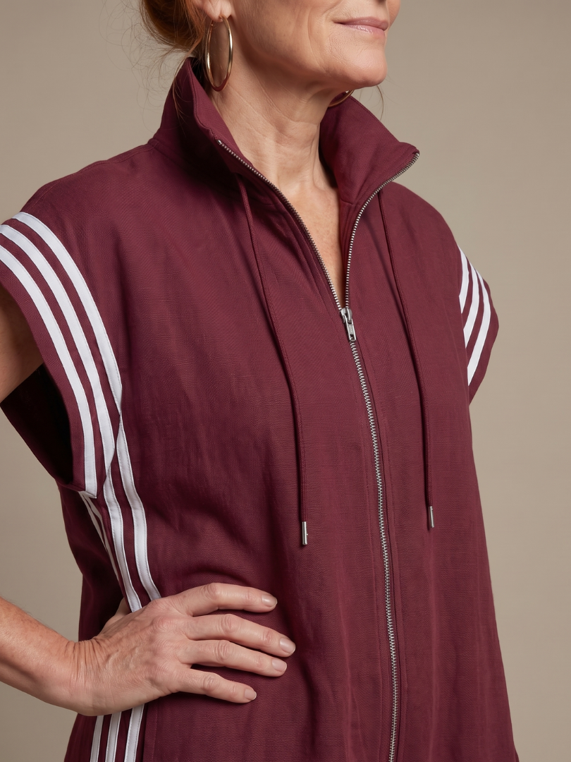 Lark | Jumpsuit med dragkedja och sidopaneler