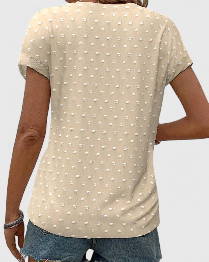 Jamie | Bekväm V-ringad T-shirt