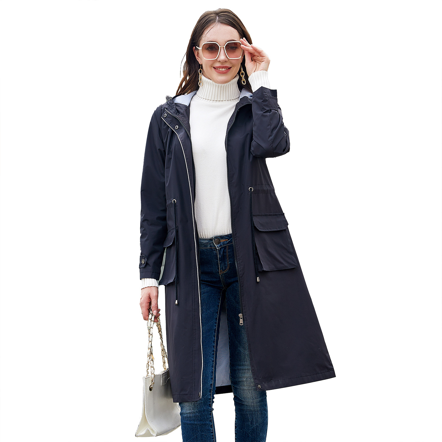 Bethany - Stilig Vattentät Trenchcoat