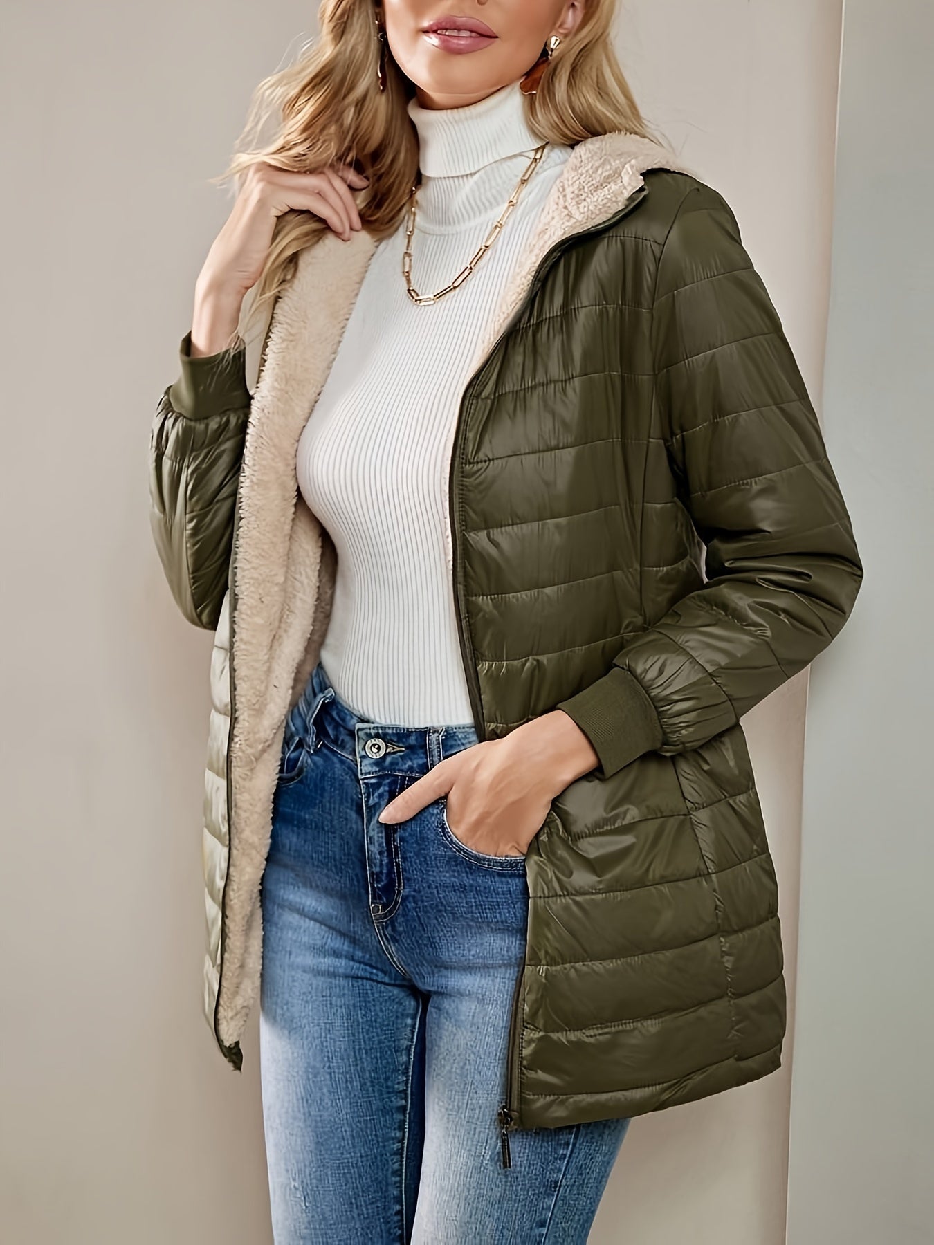 Michèle | Lång Vattentät och Elegant Kappa