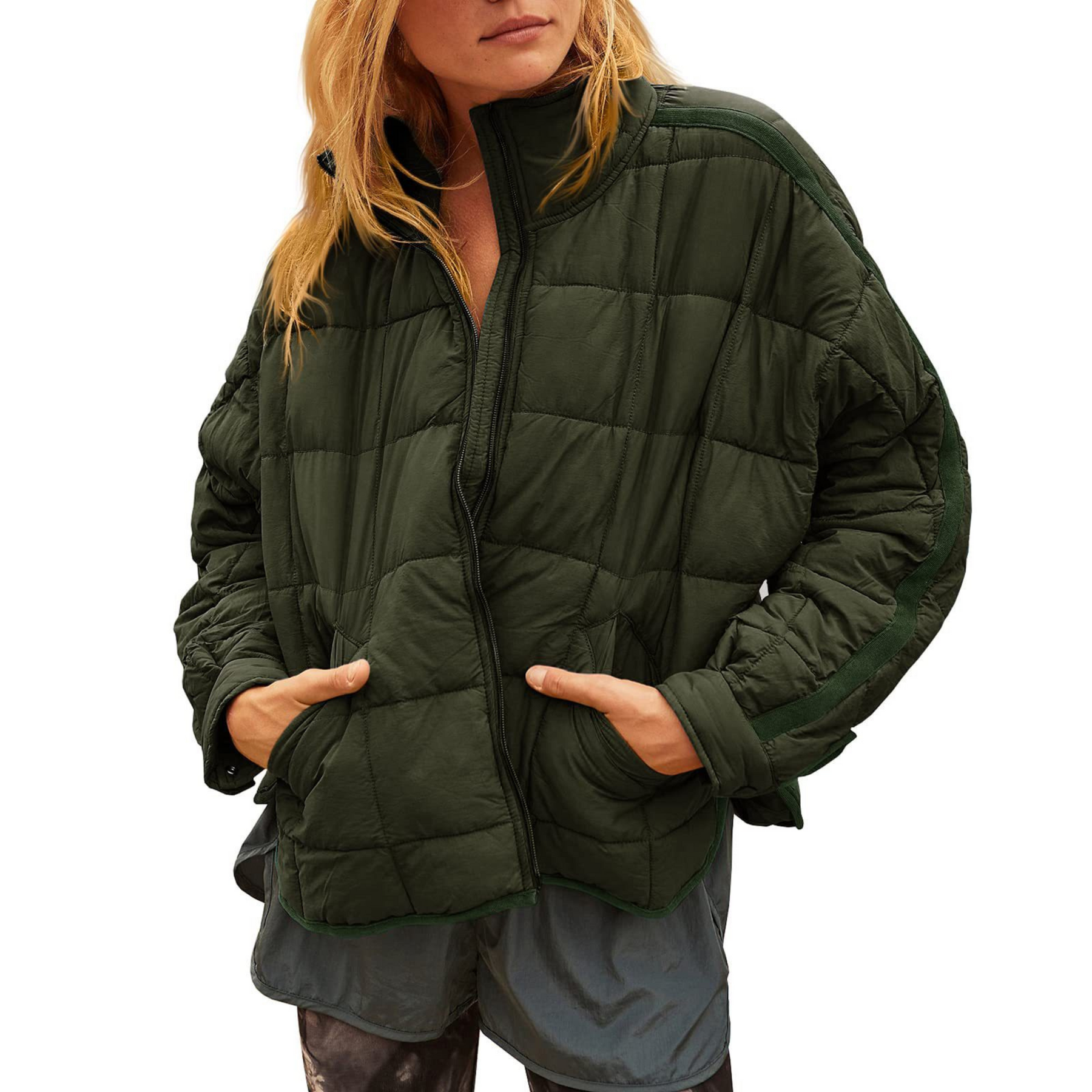 APRIL™ – Lättvikts Kompakt Zip Pufferjacka
