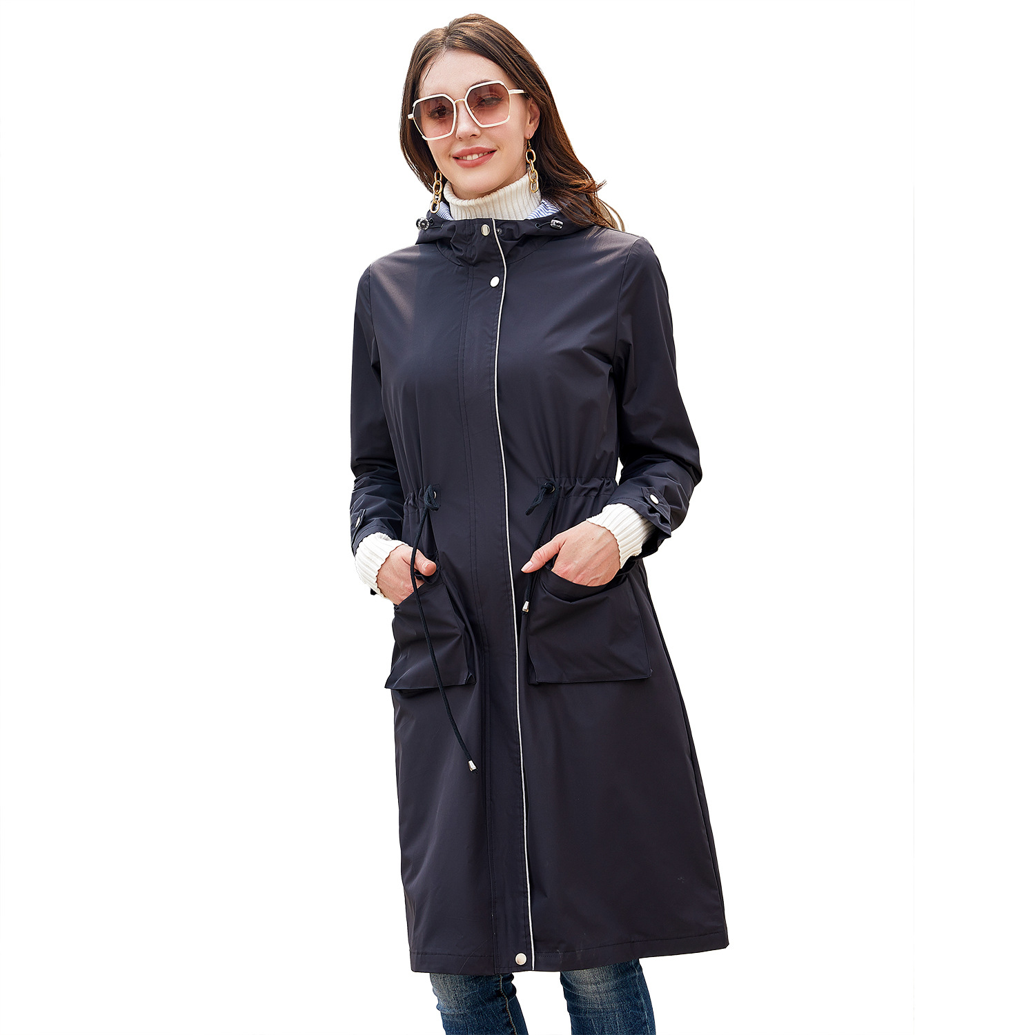 Bethany - Stilig Vattentät Trenchcoat