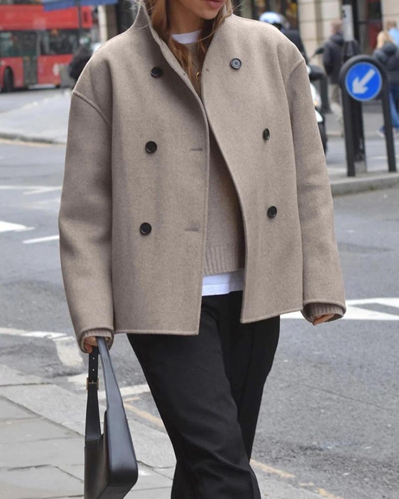Anaia - Fransk Stil Oversized Jacka (Kopia)