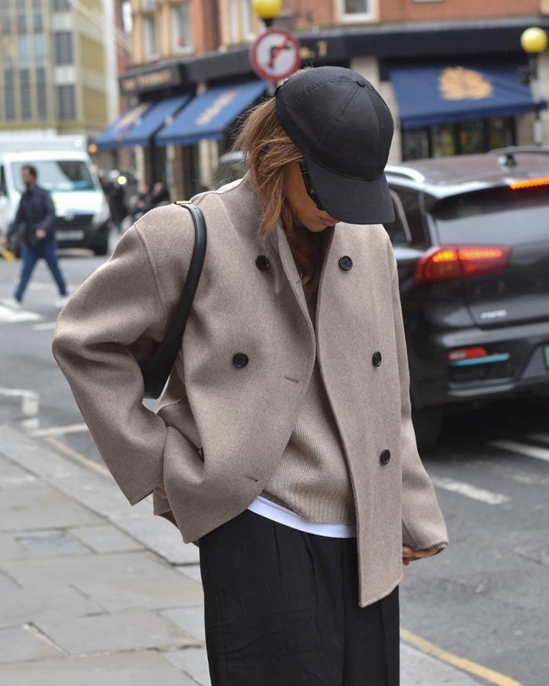 Anaia - Fransk Stil Oversized Jacka (Kopia)