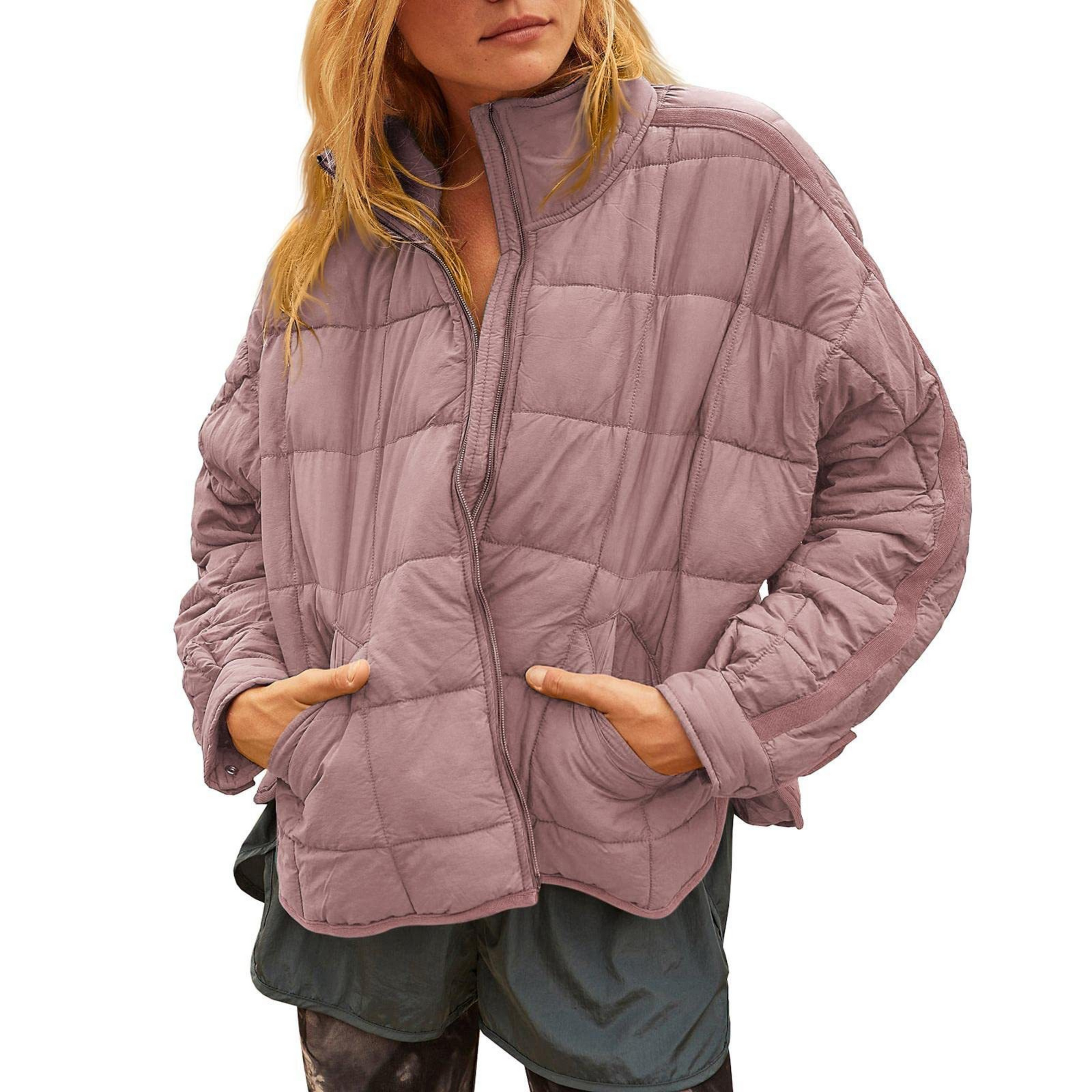 APRIL™ – Lättvikts Kompakt Zip Pufferjacka