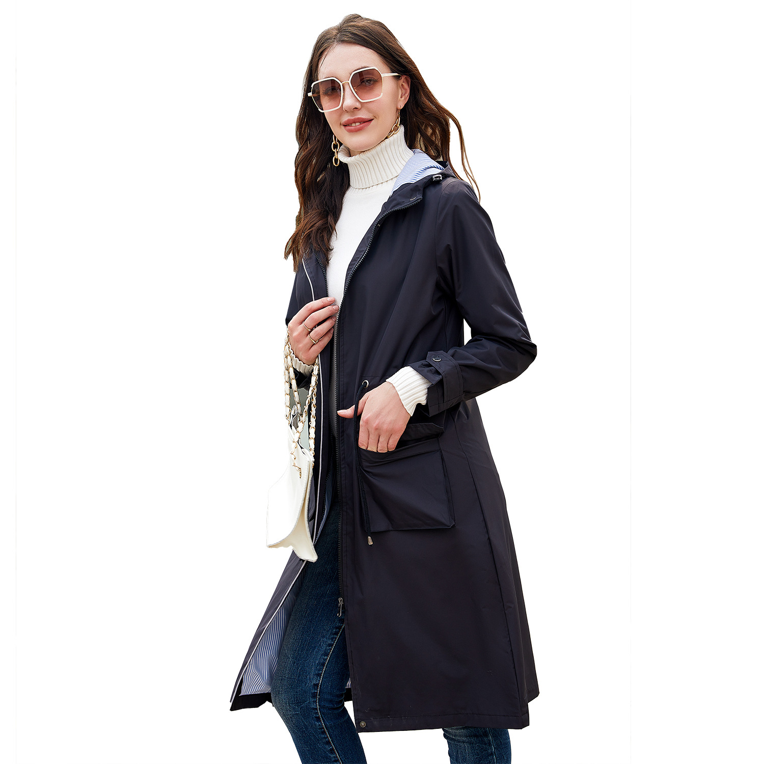 Bethany - Stilig Vattentät Trenchcoat