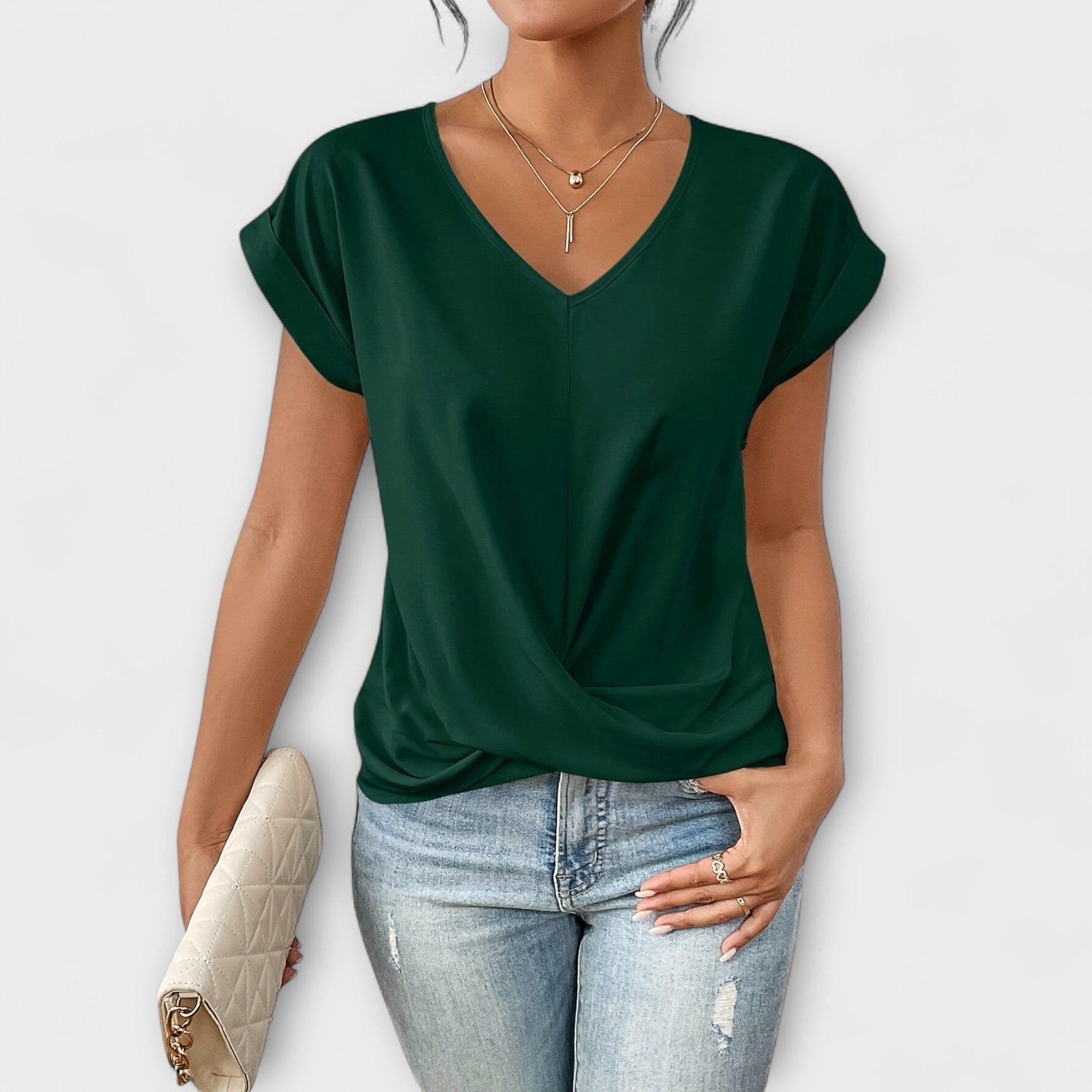 Jamie | Elegant V-ringad topp