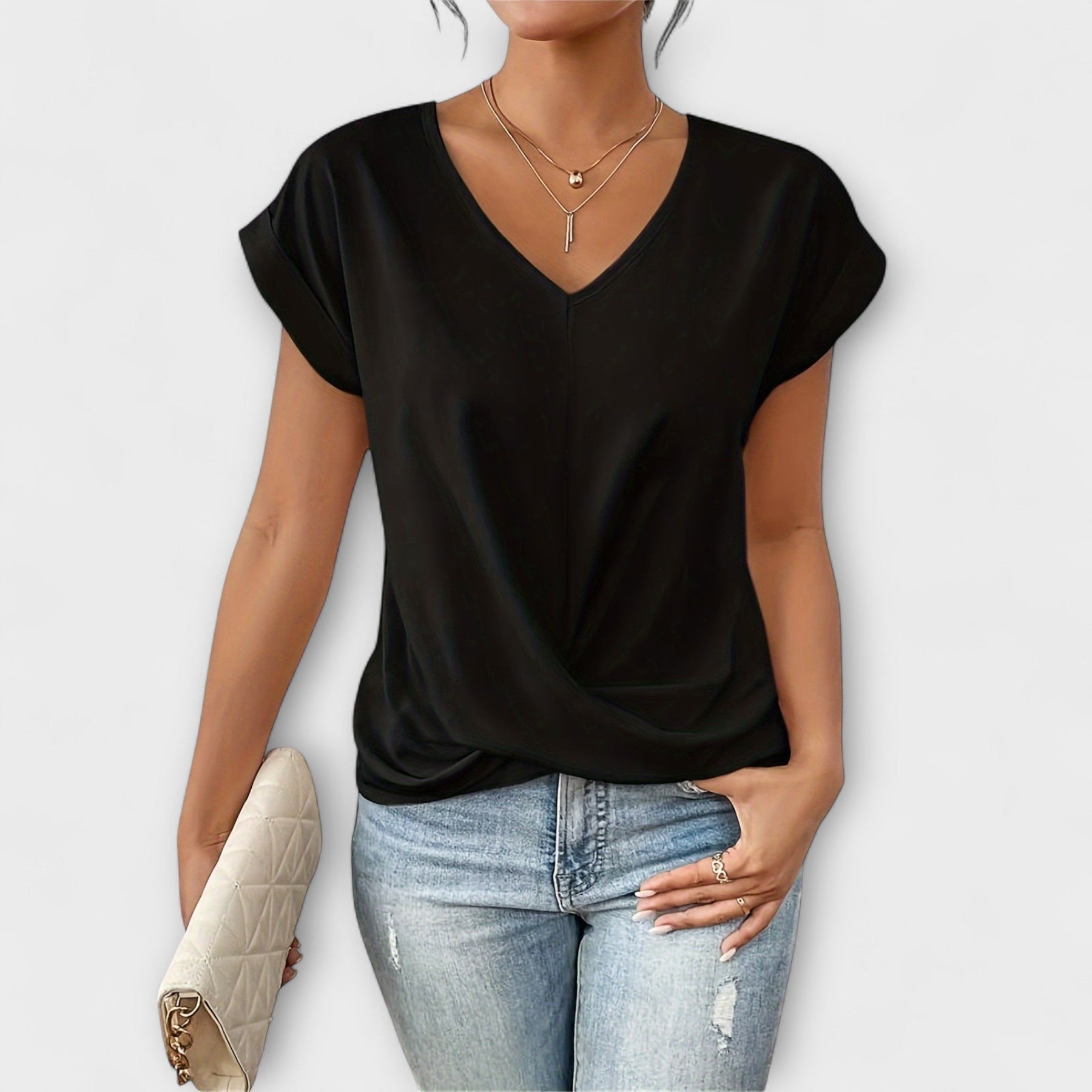 Jamie | Elegant V-ringad topp