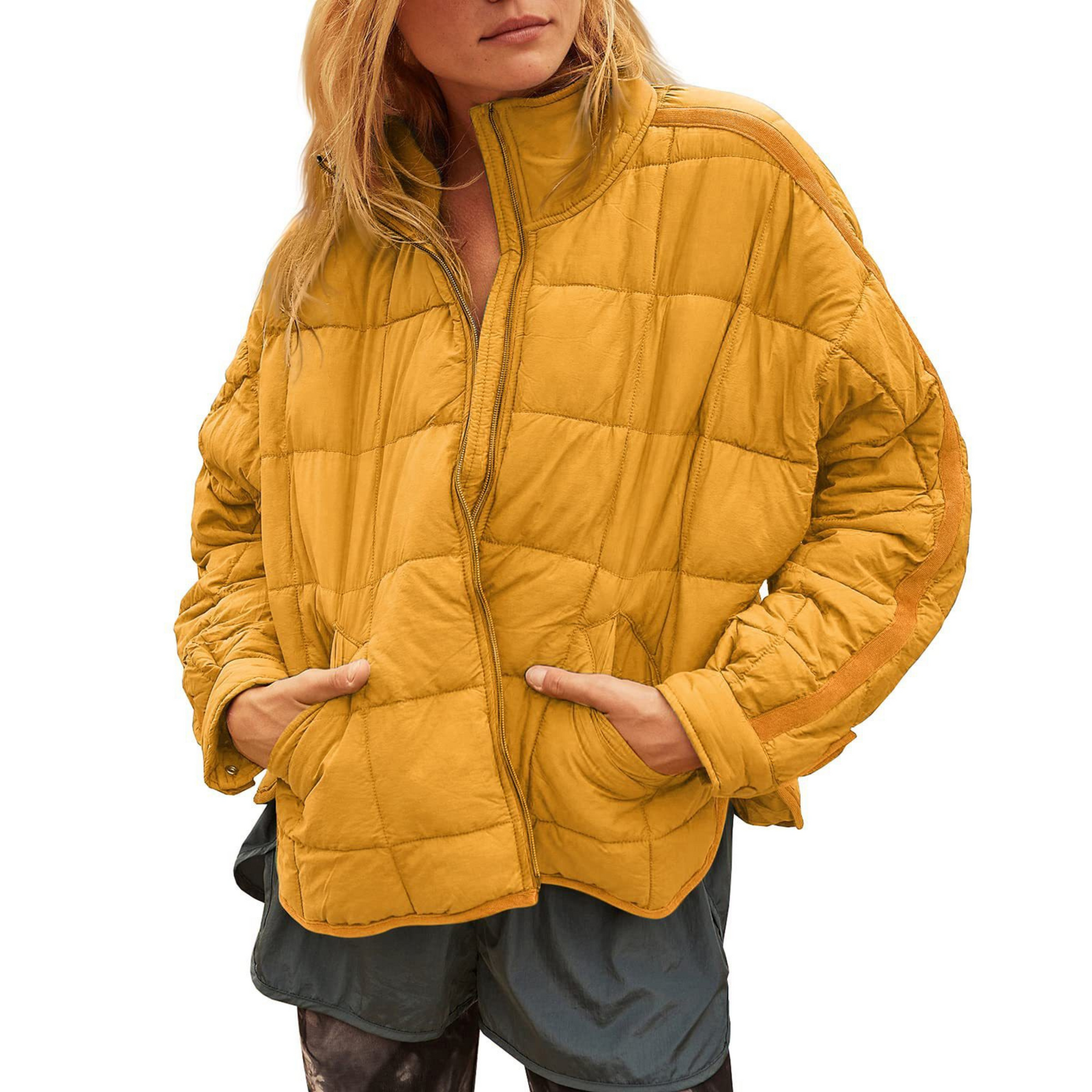 APRIL™ – Lättvikts Kompakt Zip Pufferjacka