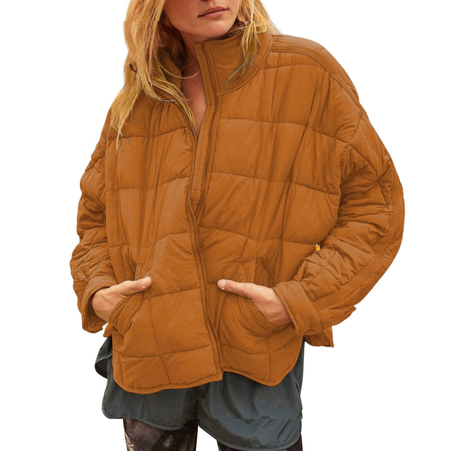 APRIL™ – Lättvikts Kompakt Zip Pufferjacka