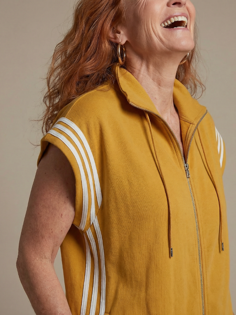 Lark | Jumpsuit med dragkedja och sidopaneler