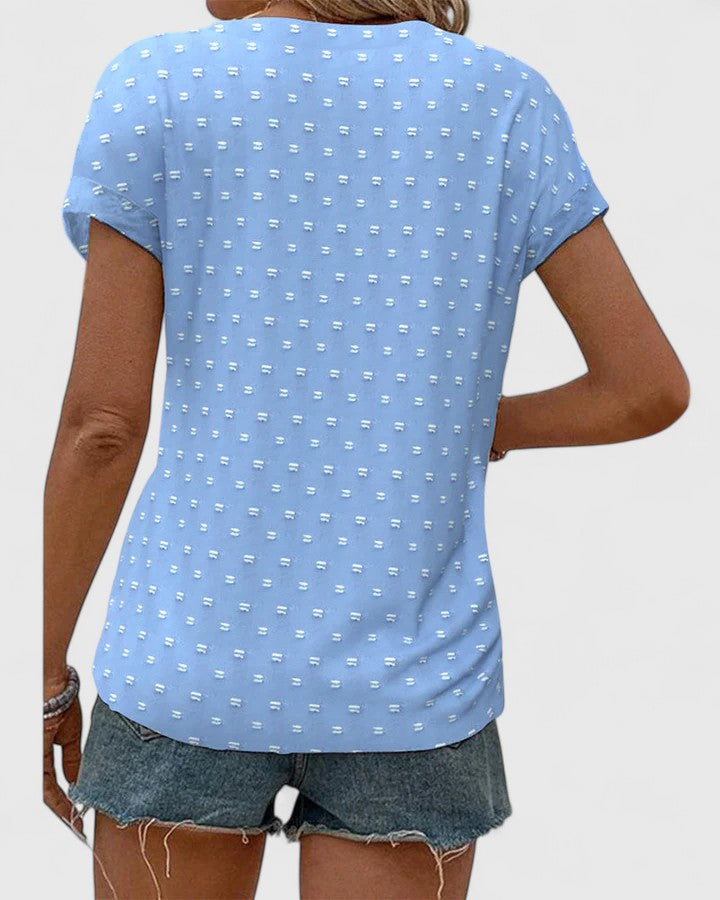 Jamie | Bekväm V-ringad T-shirt
