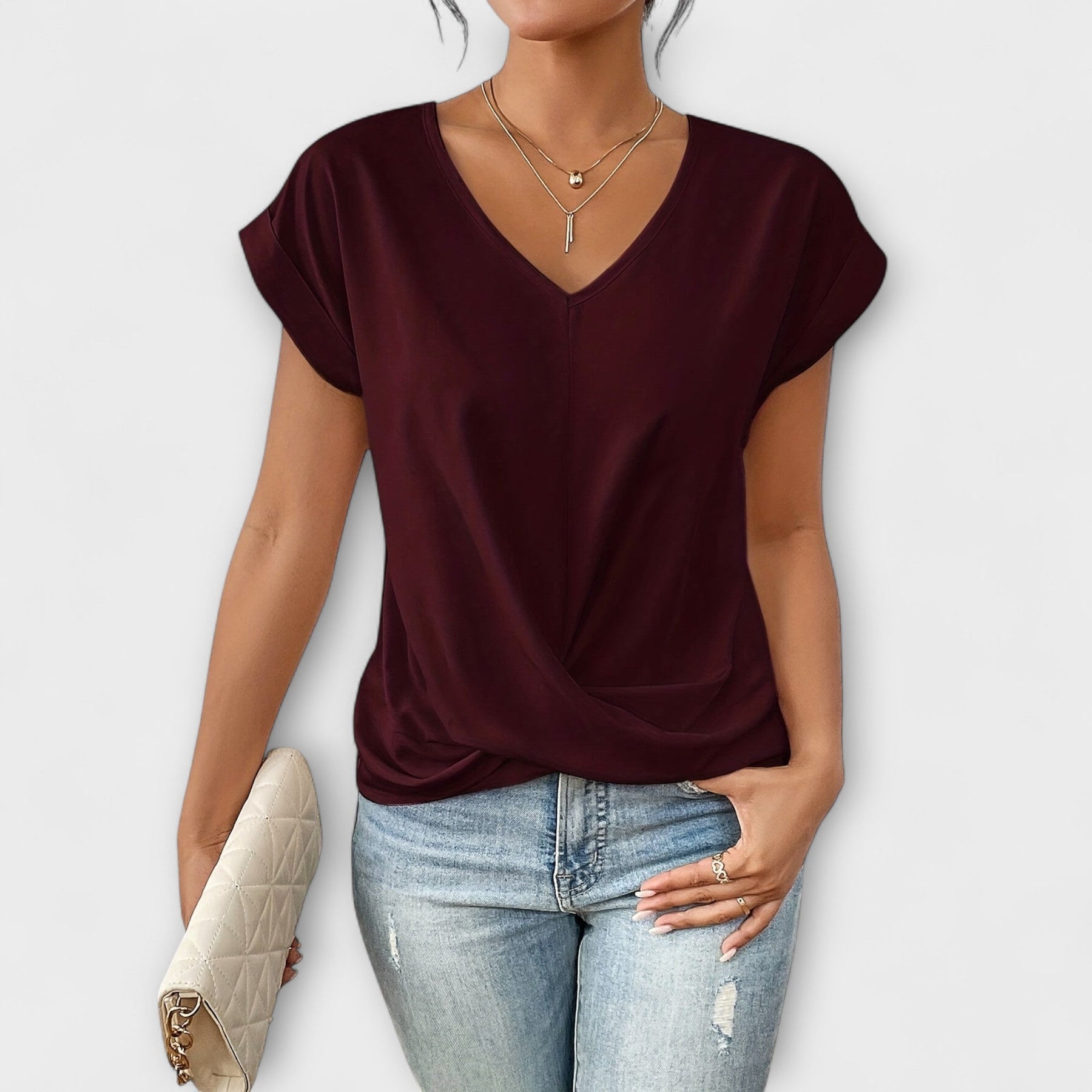 Jamie | Elegant V-ringad topp
