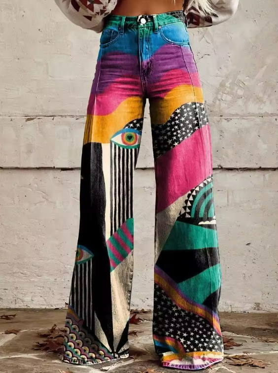 Talia - Boho Chic Schlagbyxor