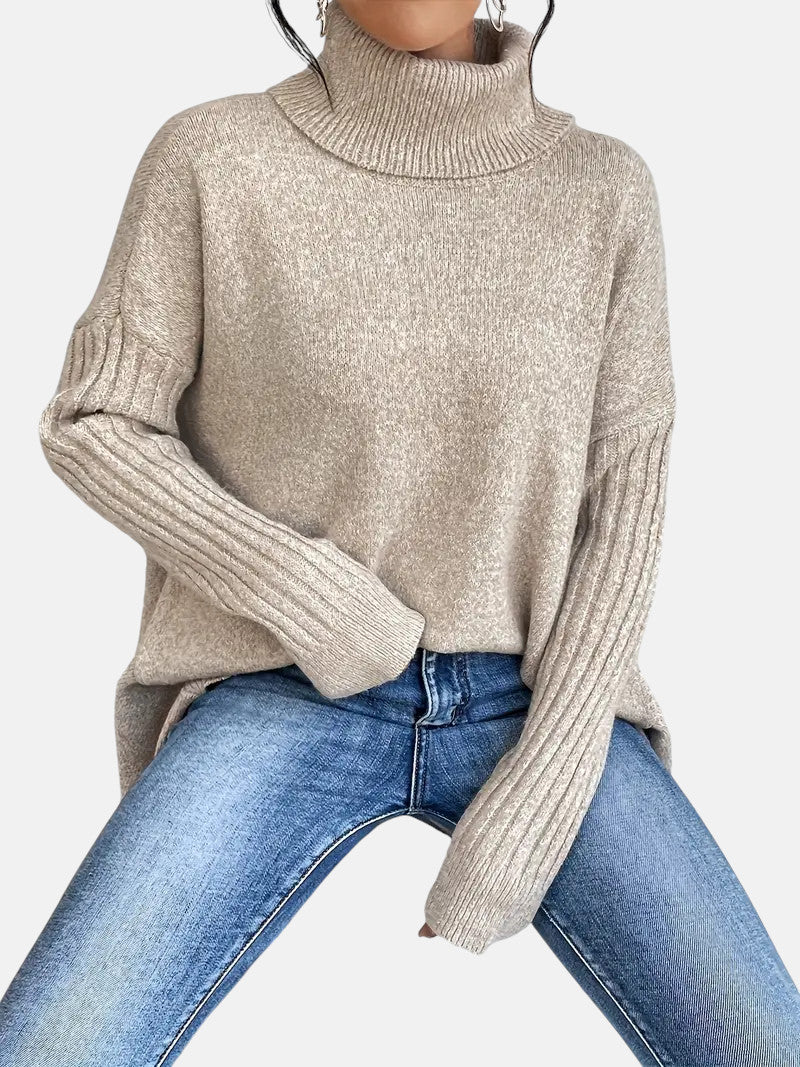 Brigitte | Lång Turtleneck Pullover