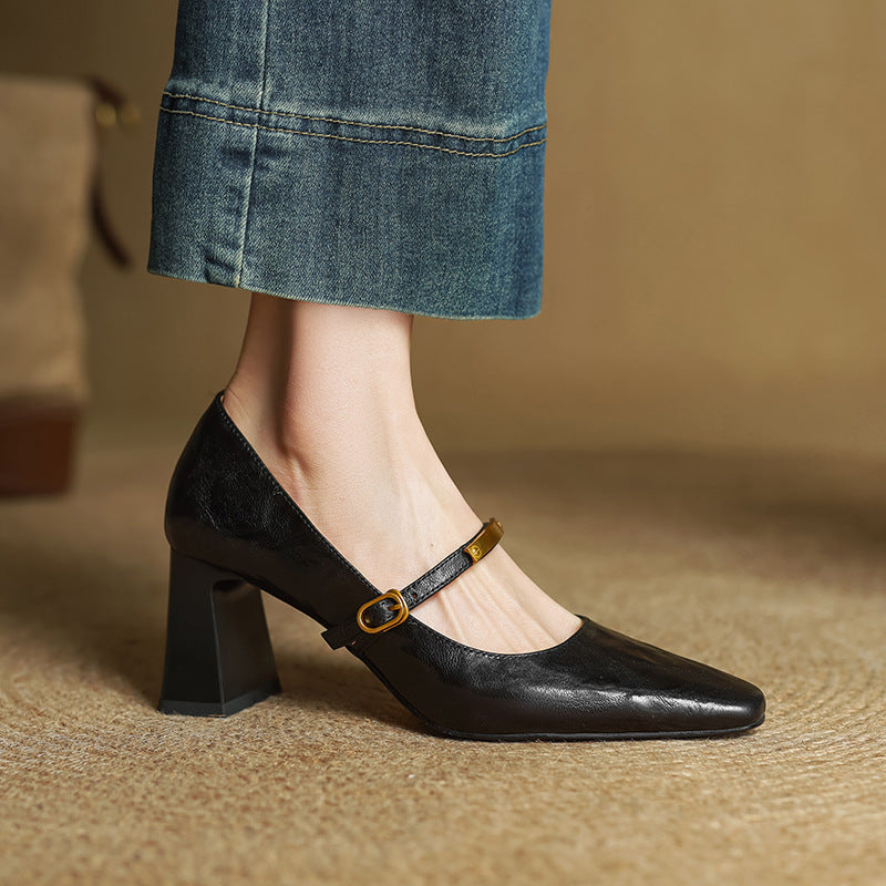 Marleon Läder Pumps