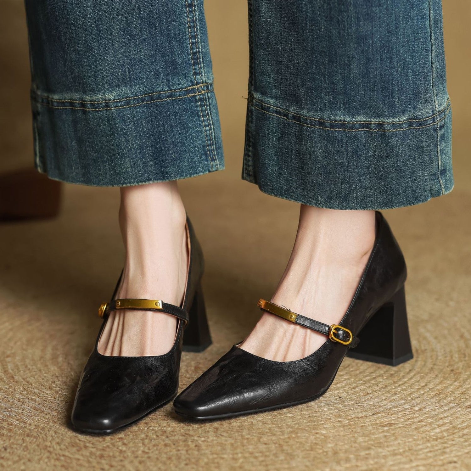 Marleon Läder Pumps
