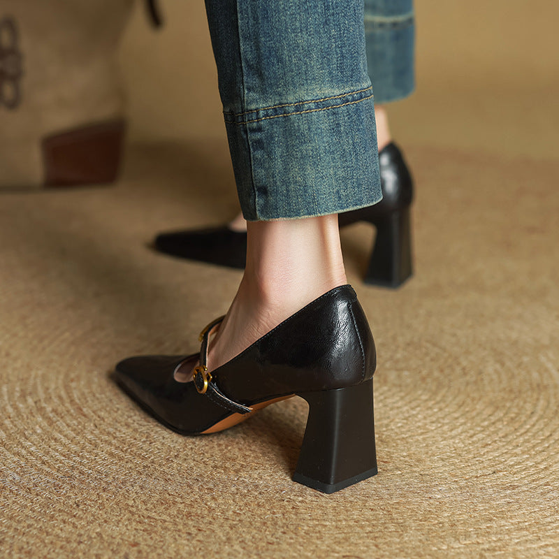 Marleon Läder Pumps