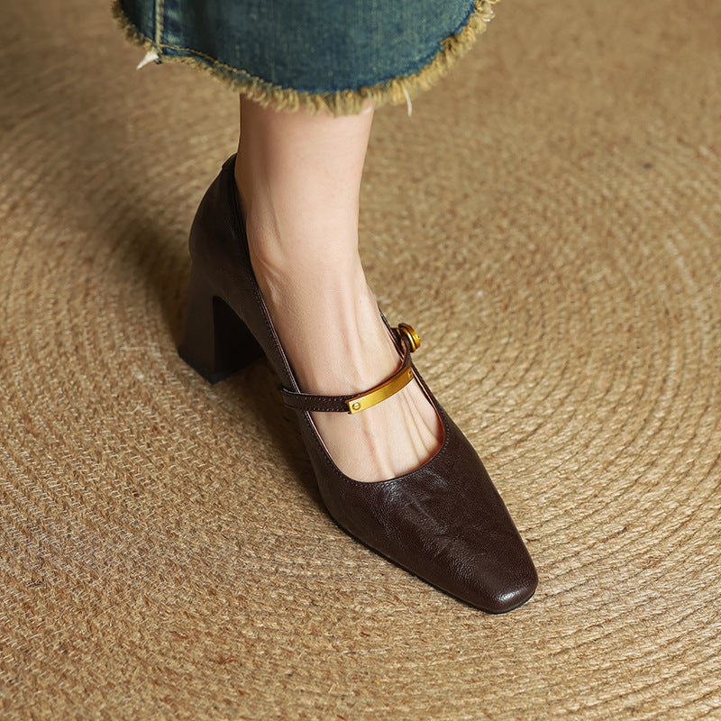 Marleon Läder Pumps