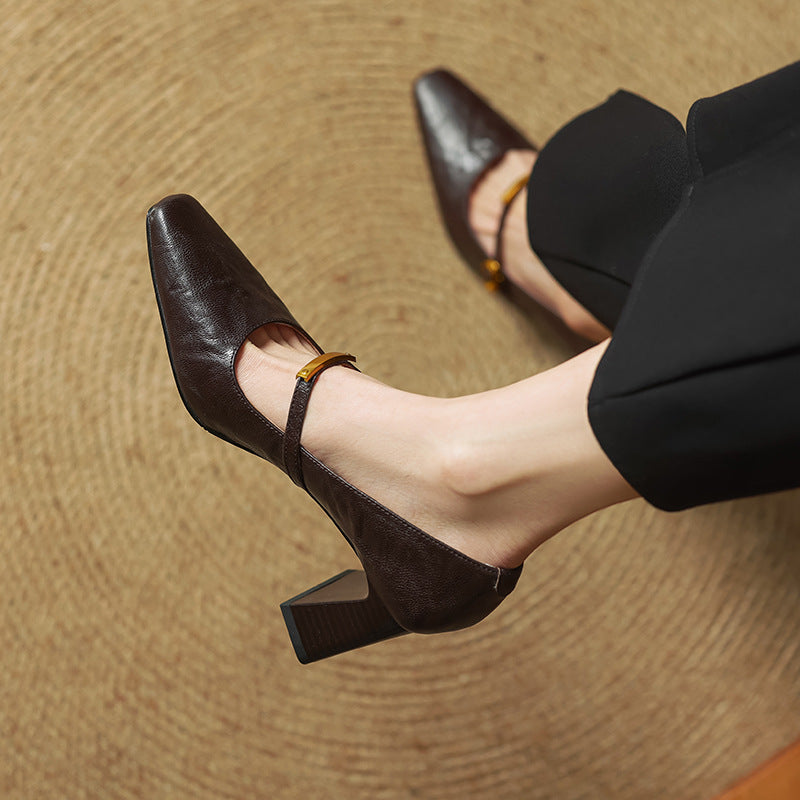Marleon Läder Pumps