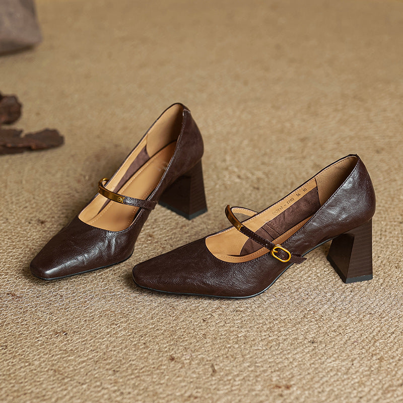 Marleon Läder Pumps
