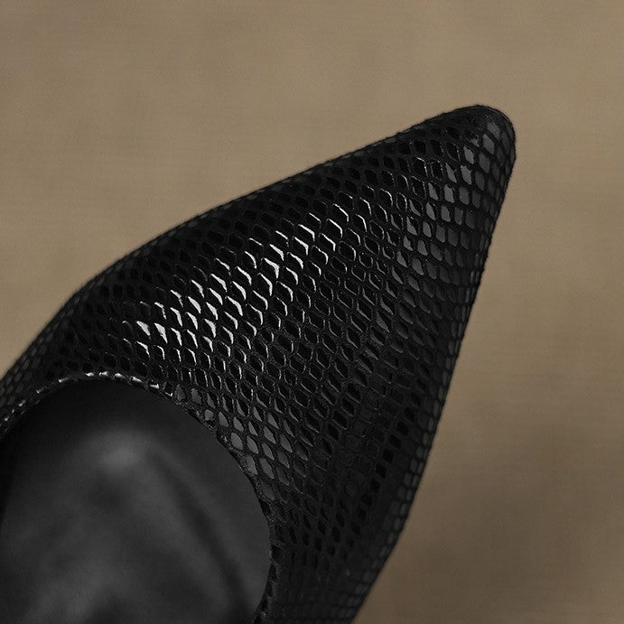Céliane Spitzer Slingback i läder
