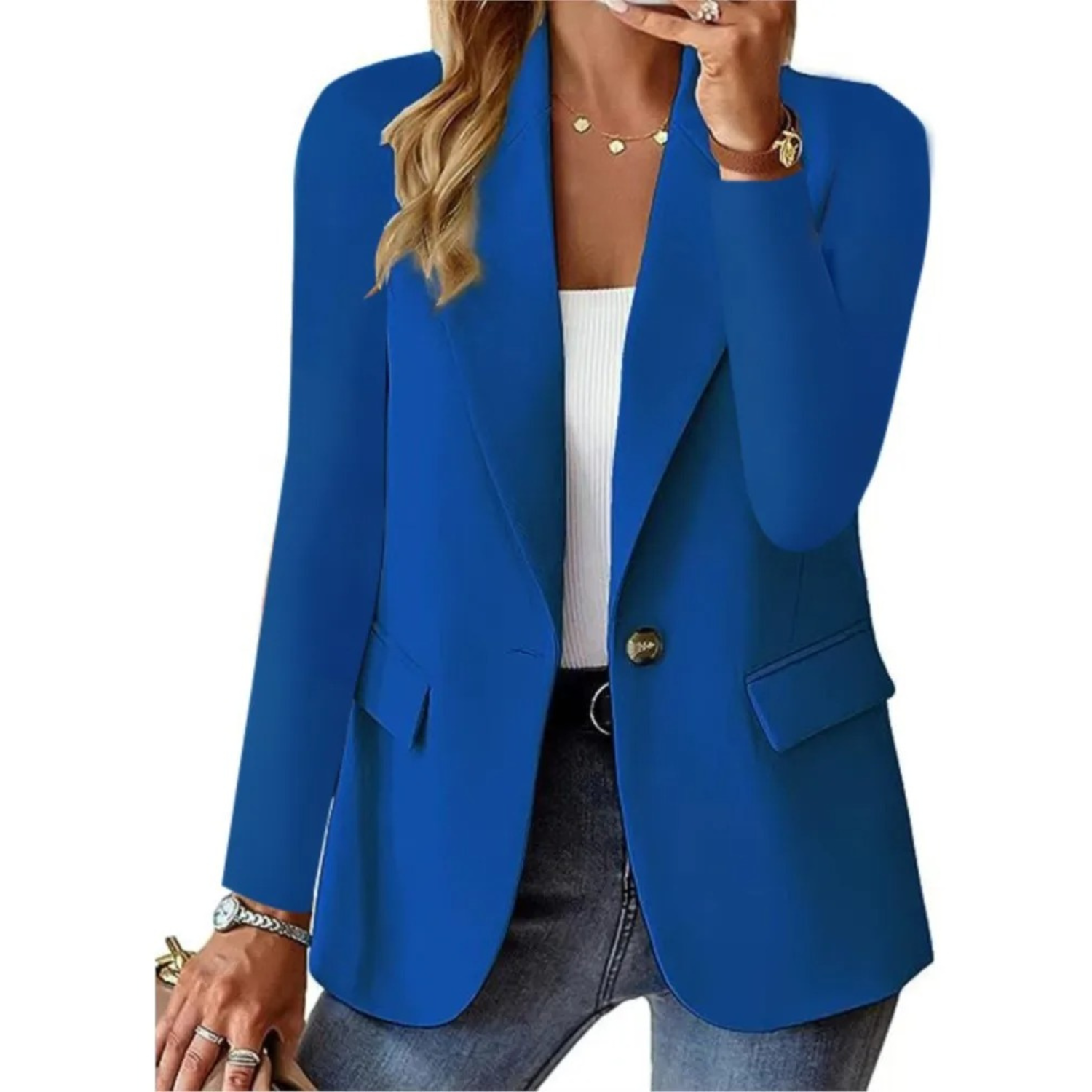 Vivienne | Skräddarsydd Blazer med Långa Ärmar