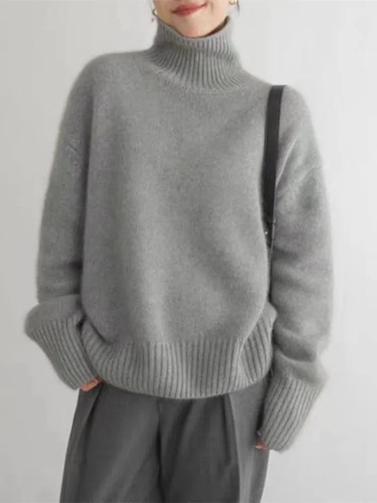 Anna | Lyxig Cashmere Polotröja