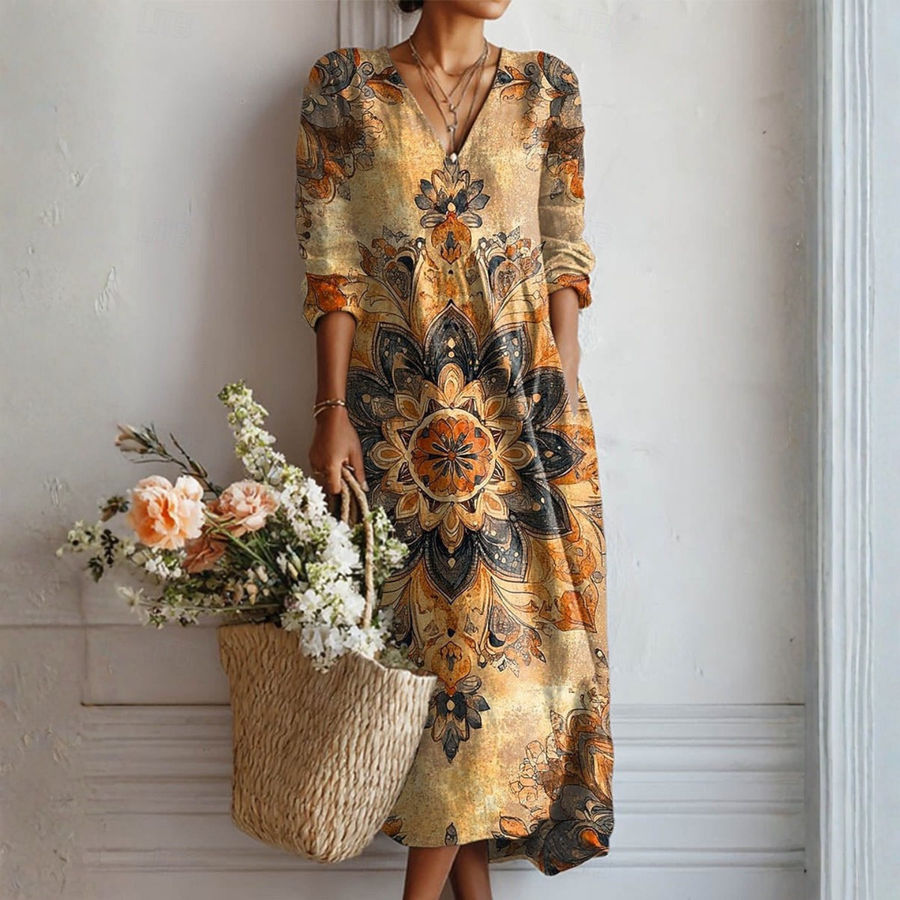 AUGUSTA | Bohemian Maxi Klänning