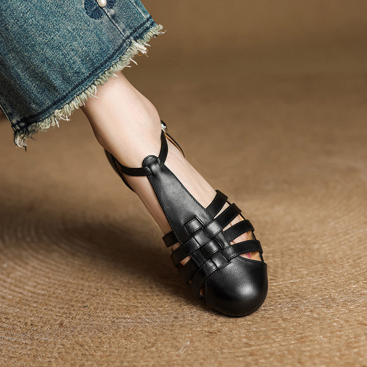 Äkta läder Ballerinas Solene Dalia