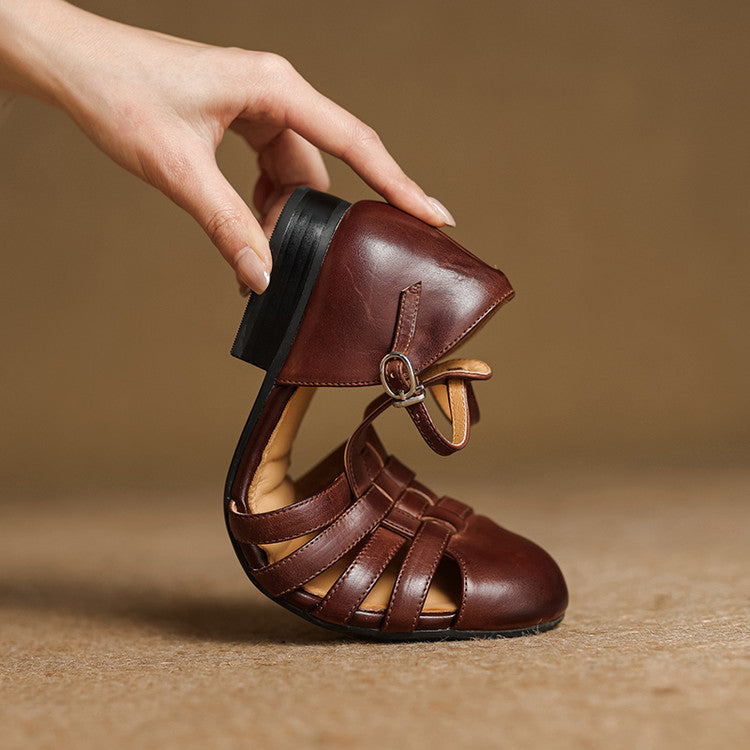 Äkta läder Ballerinas Solene Dalia