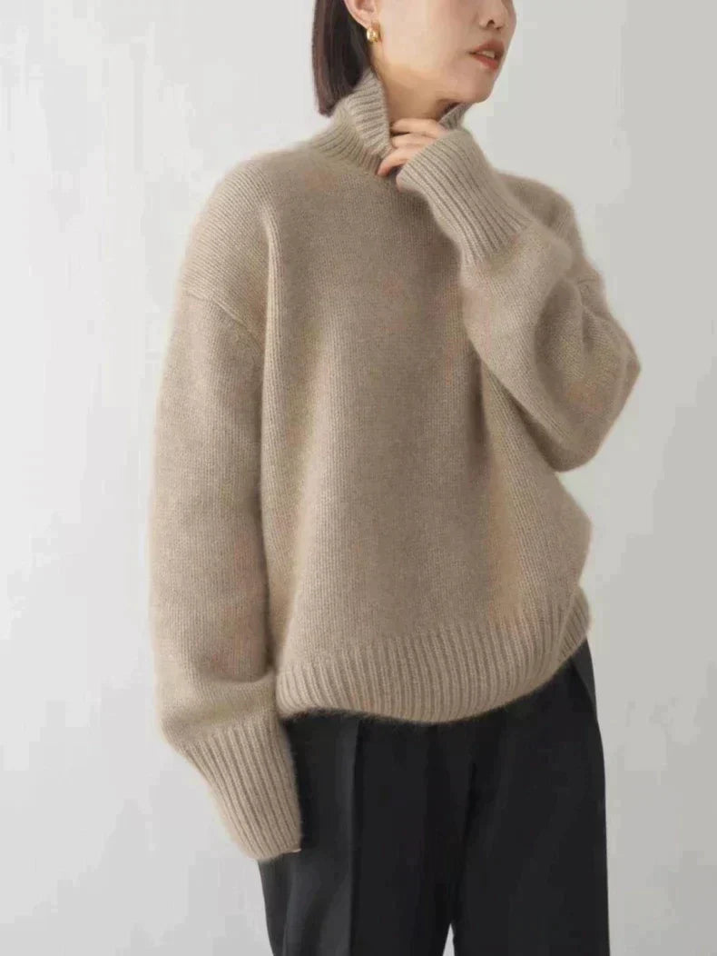 Anna | Lyxig Cashmere Polotröja
