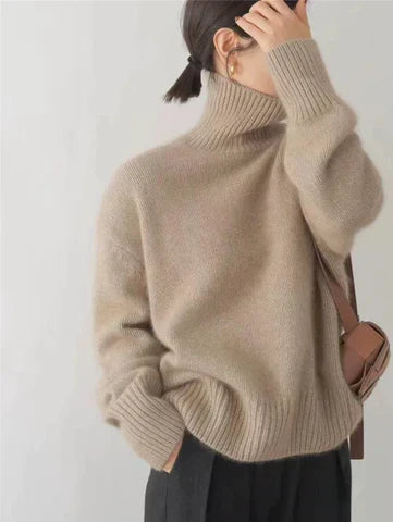 Anna | Lyxig Cashmere Polotröja