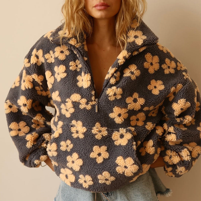 Daisy | Långärmad Fleece Hoodie