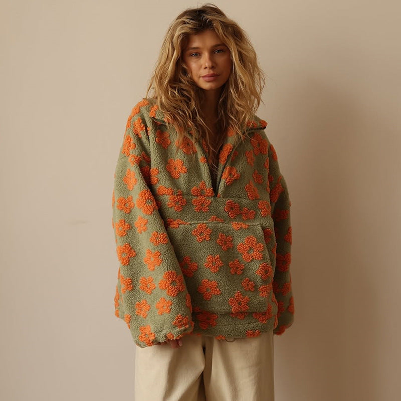 Daisy | Långärmad Fleece Hoodie