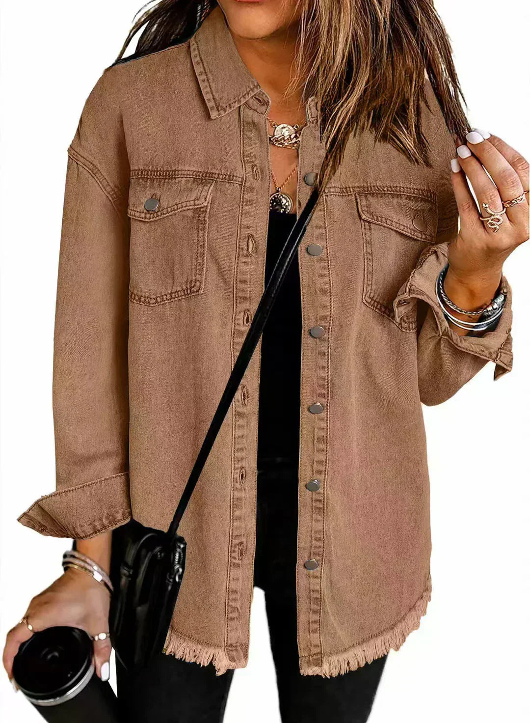 Giselle - Tidlös Denimjacka med Klassisk Stil